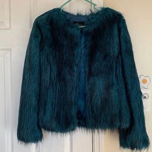 MODA international faux fur coat